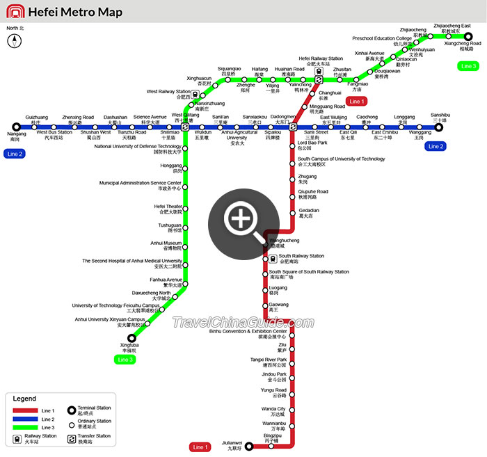 合肥地铁图