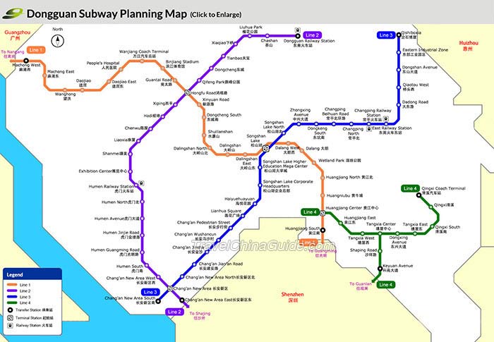 东莞地铁规划图