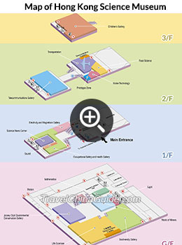 香港科学馆地图