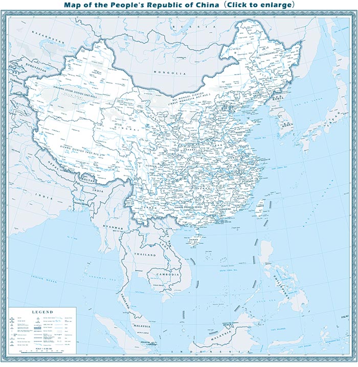 中国省市地图