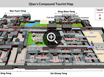 乔的家庭化合物的地图