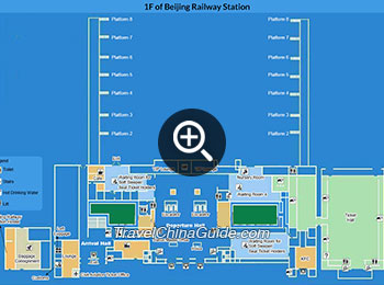 北京火车站前广场地图