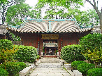 西安大清真寺始建于公元742年的唐朝