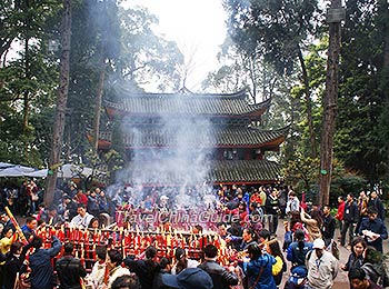 峨眉山万年寺