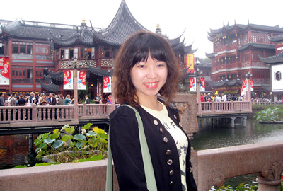 Nicole Yang在上海豫园