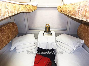 Soft Sleepers on an Overnight High Speed Train