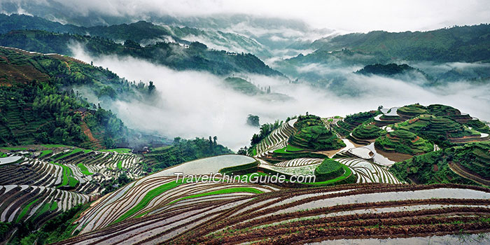 龙骨梯田，龙胜