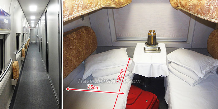 Soft Sleepers on China High Speed Train