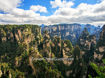 Yuanjiajie在张家界风景区