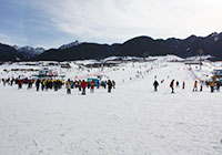 天山天池国际滑雪胜地,乌鲁木齐